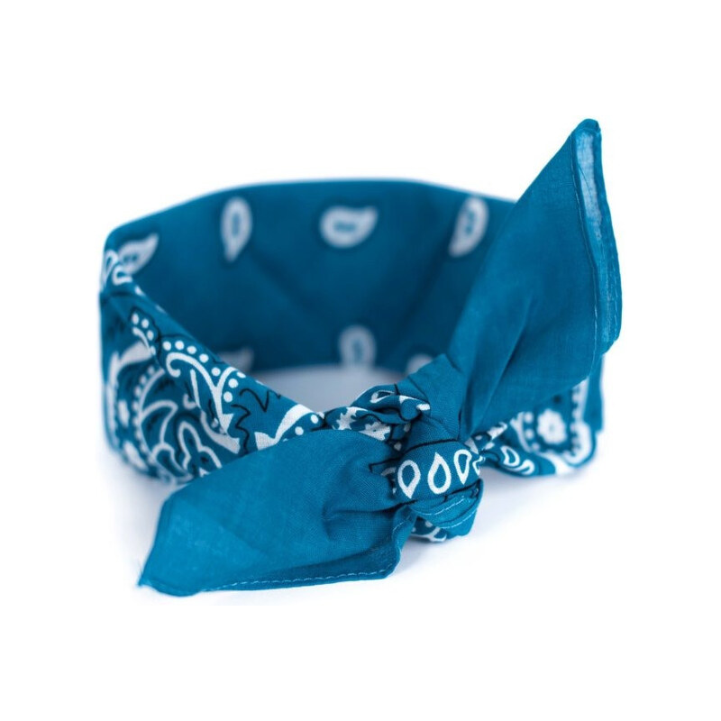 Artofpolo Bavlněný šátek Bandana 55 cm x 55 cm Teal 115023661