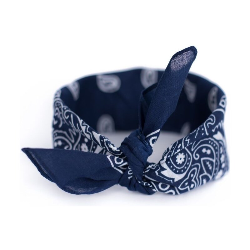 Artofpolo Bavlněný šátek Bandana 55 cm x 55 cm Tmavě modrý 115023667