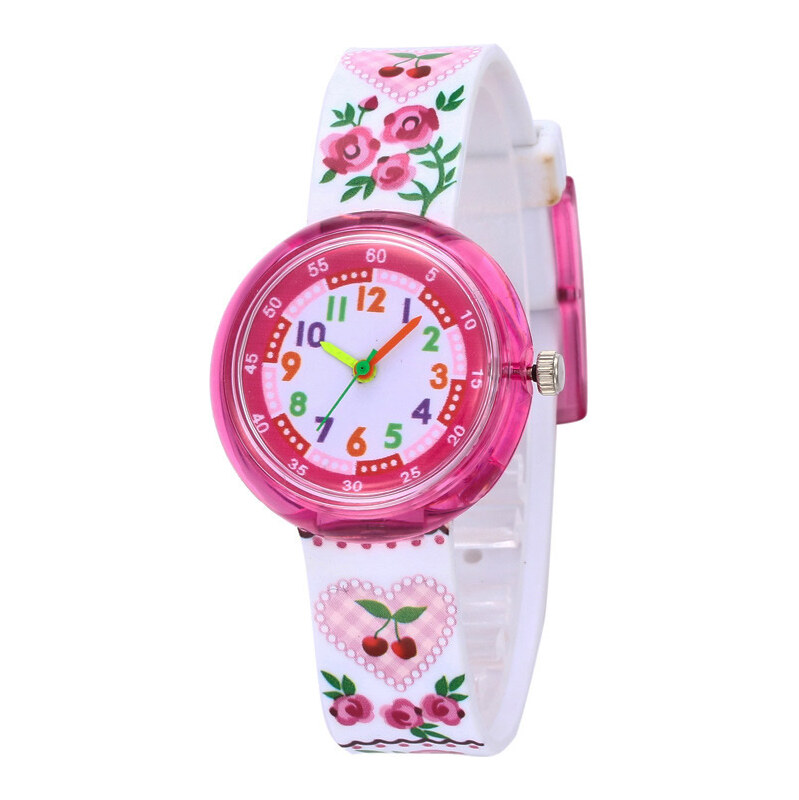 Shim Watch Dívčí silikonové hodinky Růženka 115023845
