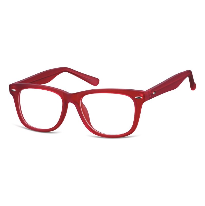 Montana Dětské brýle bez dioptrii Wayfarer - červené 115024084