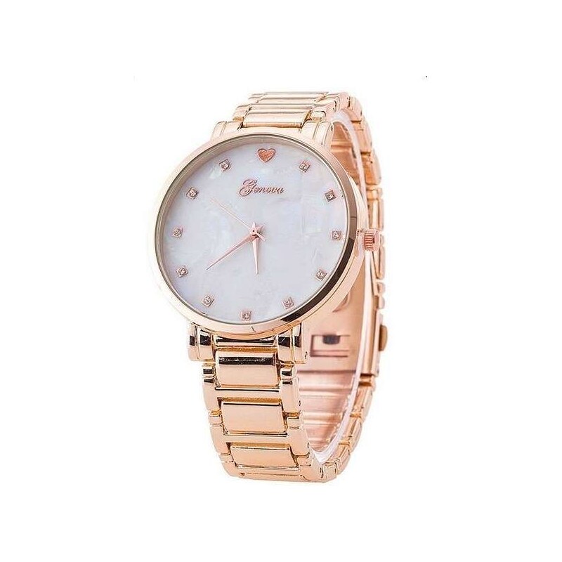 Shim Watch Geneva hodinky dámské Opál Růžové zlato 115024232