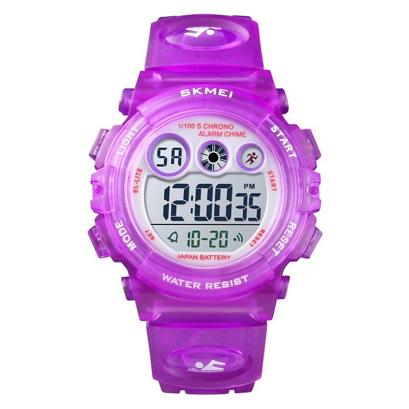 SKMEI 1451 Dětské sportovní hodinky Little lady Fialové 115024281