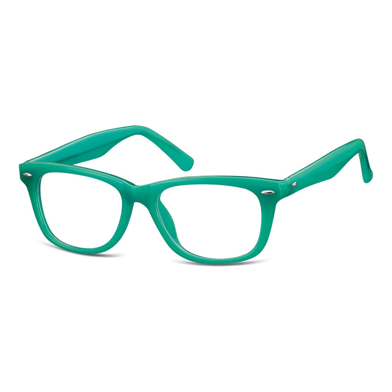 Montana Dětské brýle bez dioptrii Wayfarer - Zelené 115024438