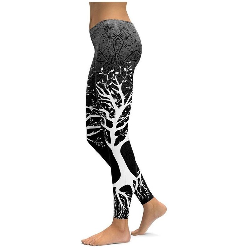 Carla Dámské Sportovní legíny Fitness Floral Flower 115024626