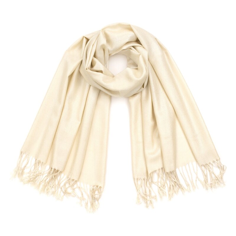 Artofpolo Dámská Šála Simply classic ECRU 115024906