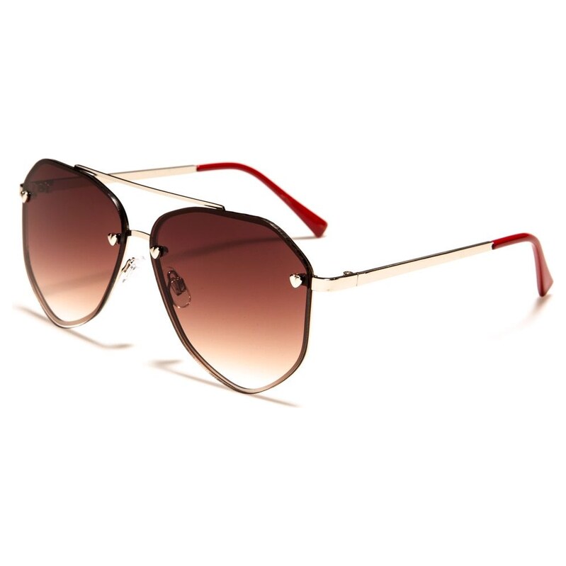 Olympic eyewear GISELLE dámské Sluneční brýle Aviatorky Bordó 115024947