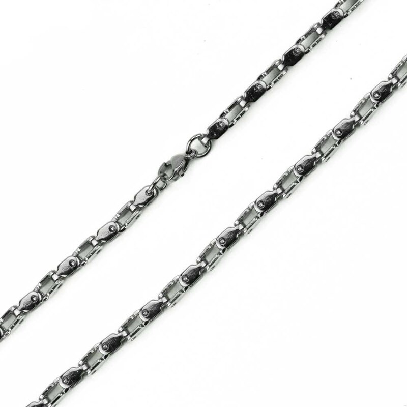 Impress Jewelry Řetízek z chirurgické oceli Angular- 3 mm / 53 cm 115025116