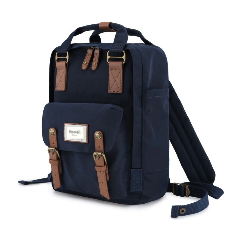 Himawari městký batoh Buttercup Dillon Modro-hnědý 17L 115025126
