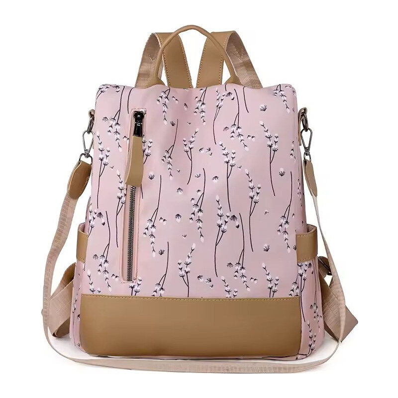 Lifestyle Crossbody batůžek s popruhem Kočičky Béžový 14L 115025176