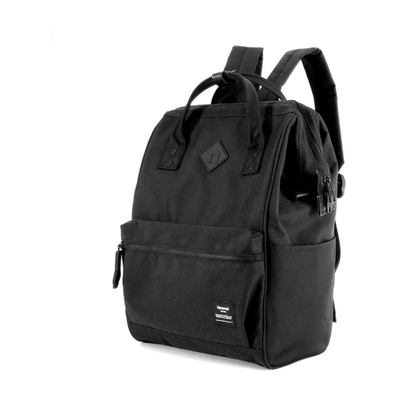 Himawari studentský batoh USB port Doger Černý 21L 115025429