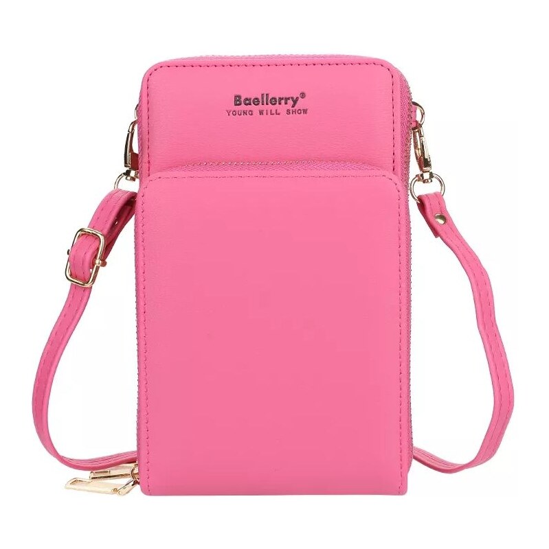 Baellerry Dámská peněženka s popruhem Joyce Rose red 115025450