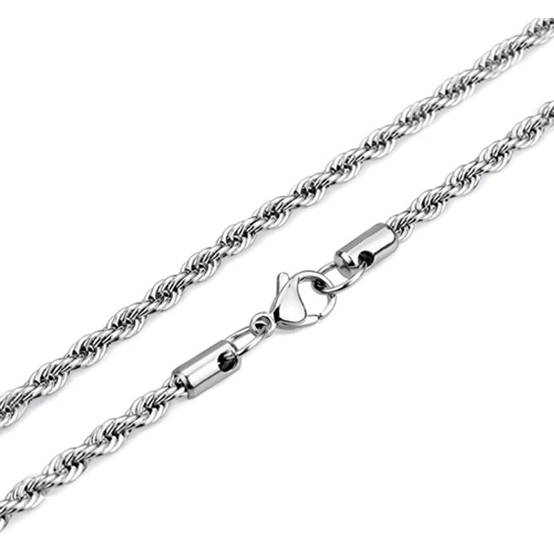 Impress Jewelry Řetízek z chirurgické oceli Just Twisted 3mm / 60 cm 115025550