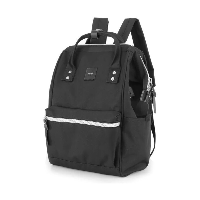 Himawari studentský batoh s USB Sorrel Full Černý 19L 115025633
