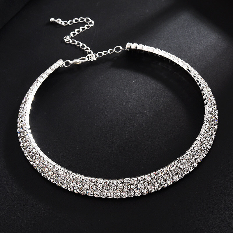 Lodestar Štrasový chocker náhrdelník s krystalmi Banquet 115025696