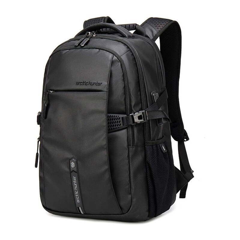 Arctic Hunter pánský batoh s USB Climbing Černý 26L 115025924