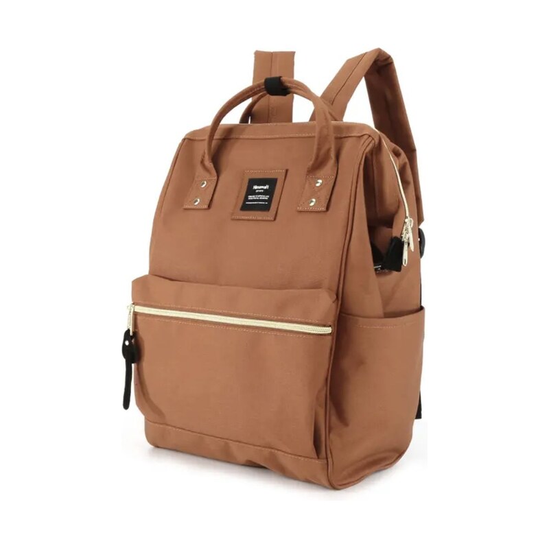 Himawari studenstký batoh s USB Apaté Hnědý 19L 115025988