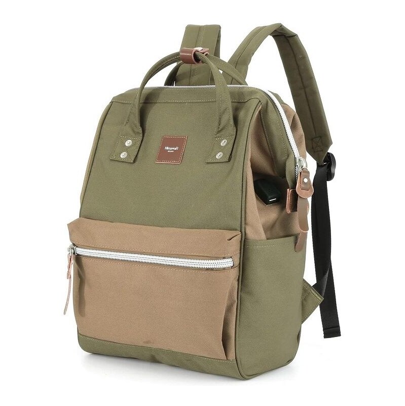 Himawari studentský batoh s USB Sorrel Zelený 19L 115026096