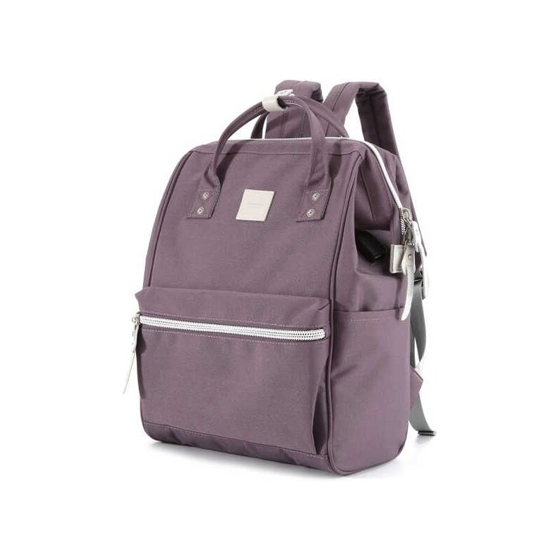 Himawari studentský batoh s USB Sorrel Fialový 19L 115026253