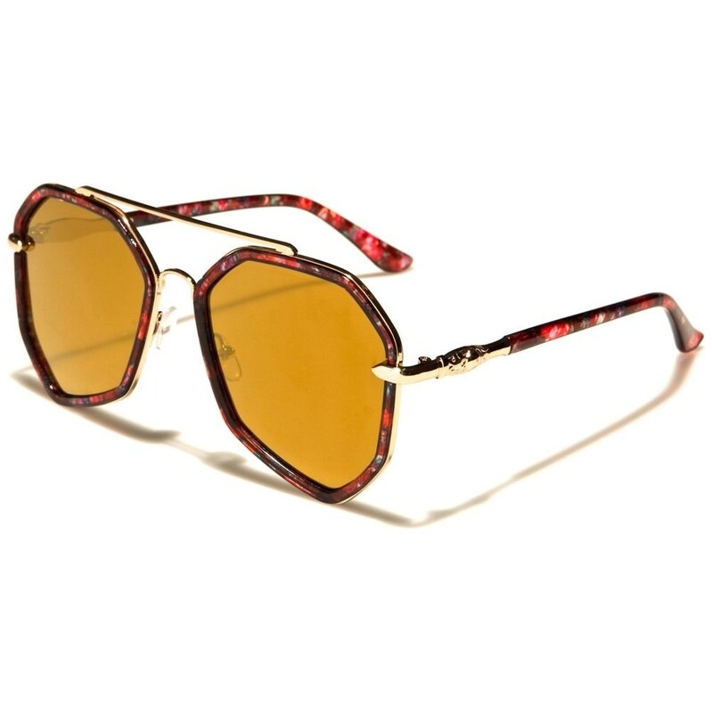 Olympic eyewear AVIATOR Dámské Ploché Sluneční brýle Oranžové 115026728
