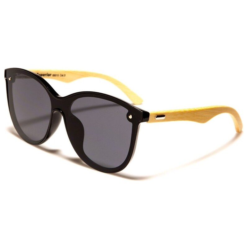 Olympic eyewear SUPERIOR bambusové Eco-friendly sluneční brýle Černé 115026804