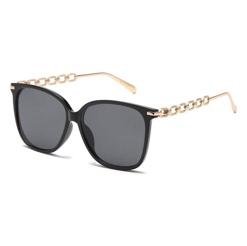 Olympic eyewear VG Luxury dámské hranaté Sluneční brýle Černé 115026812