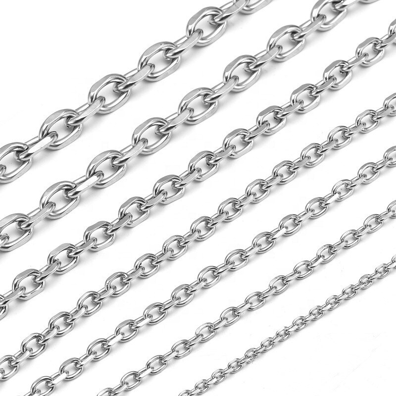 Impress Jewelry Řetízek z chirurgické oceli Clasic- 1.5 mm - 7 mm 115027022