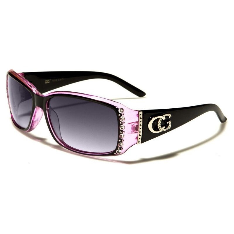Olympic eyewear CG RHINESTONE dámské Sluneční brýle s krystaly Růžové 115027043