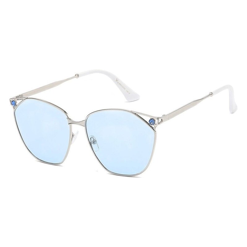 Olympic eyewear VG Luxury dámské celokovové Sluneční brýle Modré 115027050