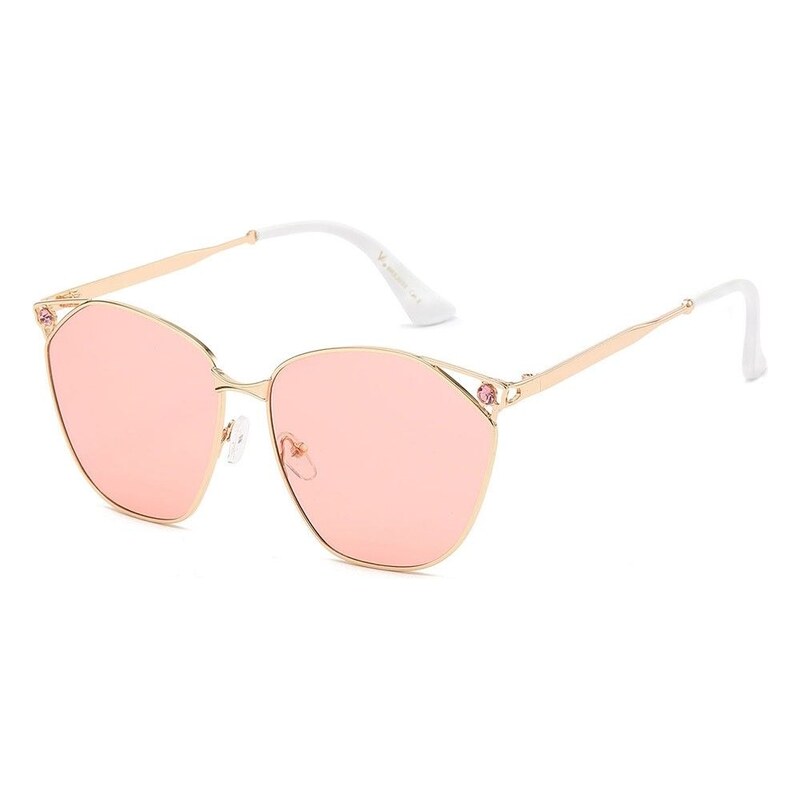 Olympic eyewear VG Luxury dámské celokovové Sluneční brýle Růžové 115027051