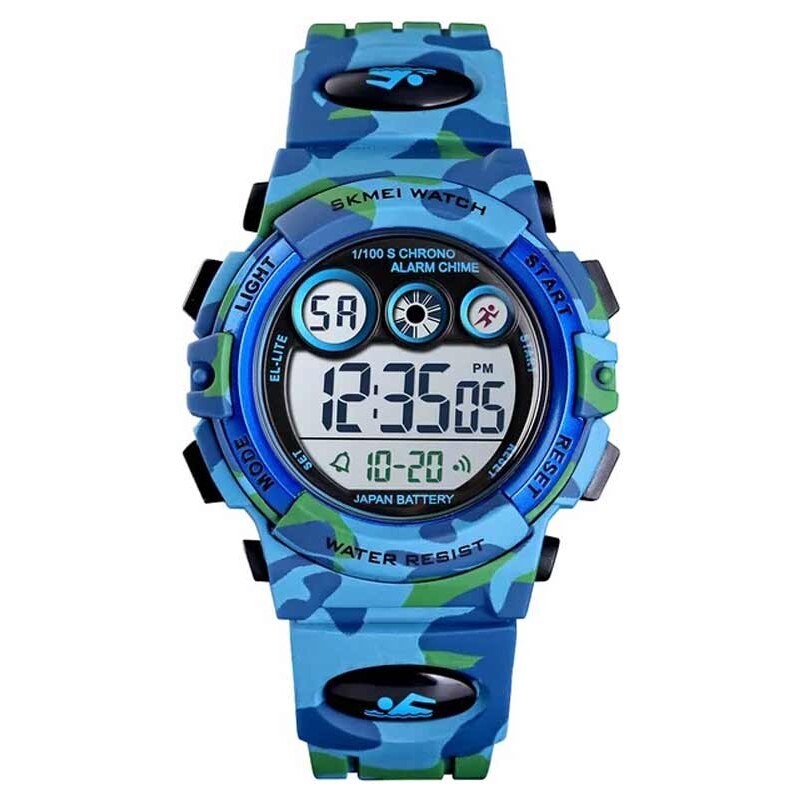 SKMEI 1547 Chlapecké sportovní hodinky Army Světlo Modré 115027518
