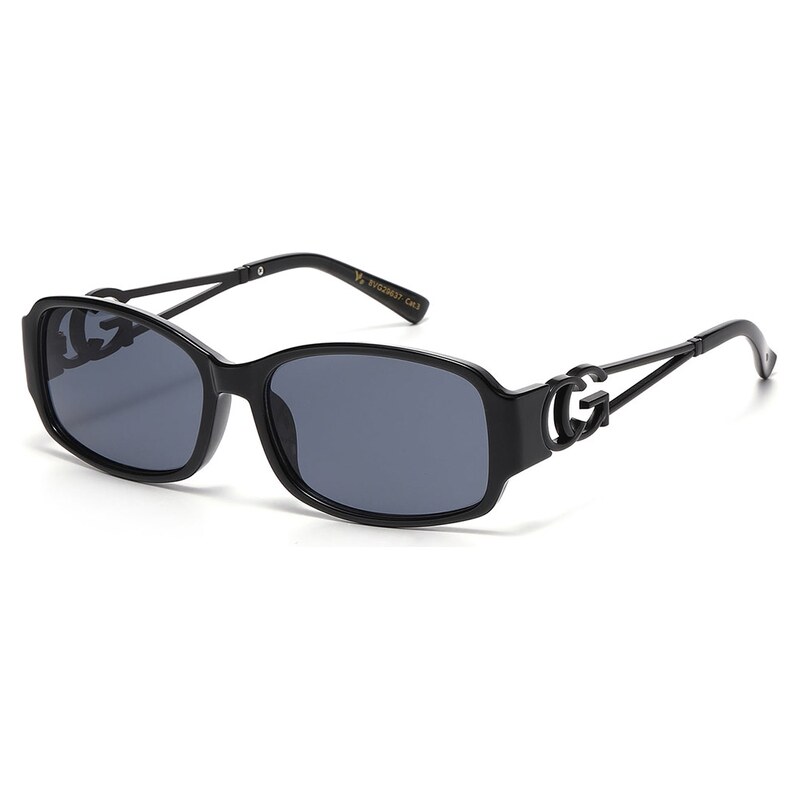 VG sunglasses VG Oval dámské sluneční brýle Černé kouřové 115027594