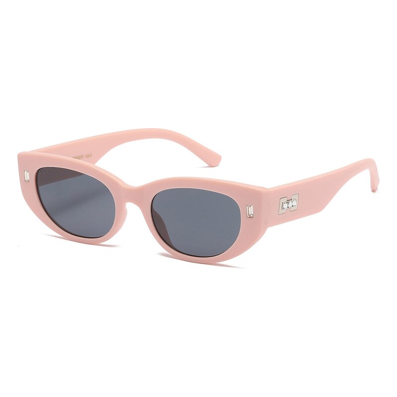 VG sunglasses VG Luxury dámské sluneční brýle s krystaly Růžové 115027591