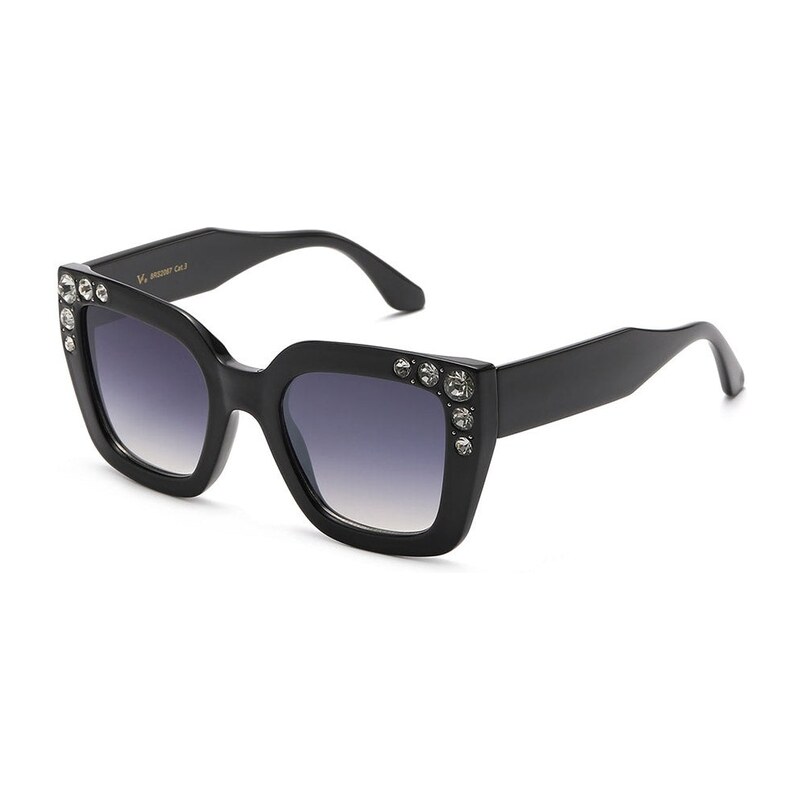 VG sunglasses VG Glisten Cat eye dámské sluneční brýle Černé 115027924