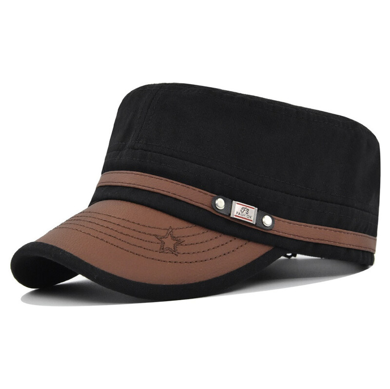 Lifestyle Fashion Army čepice Classic style Hnědá 115027965