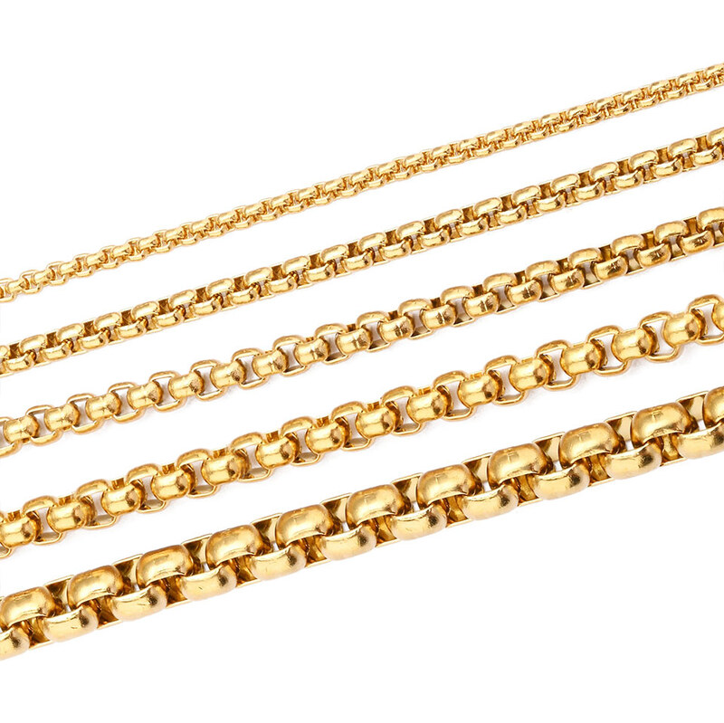Impress Jewelry Řetízek z chirurgické oceli Wheels - 2-5 mm / 40-90cm 115027983