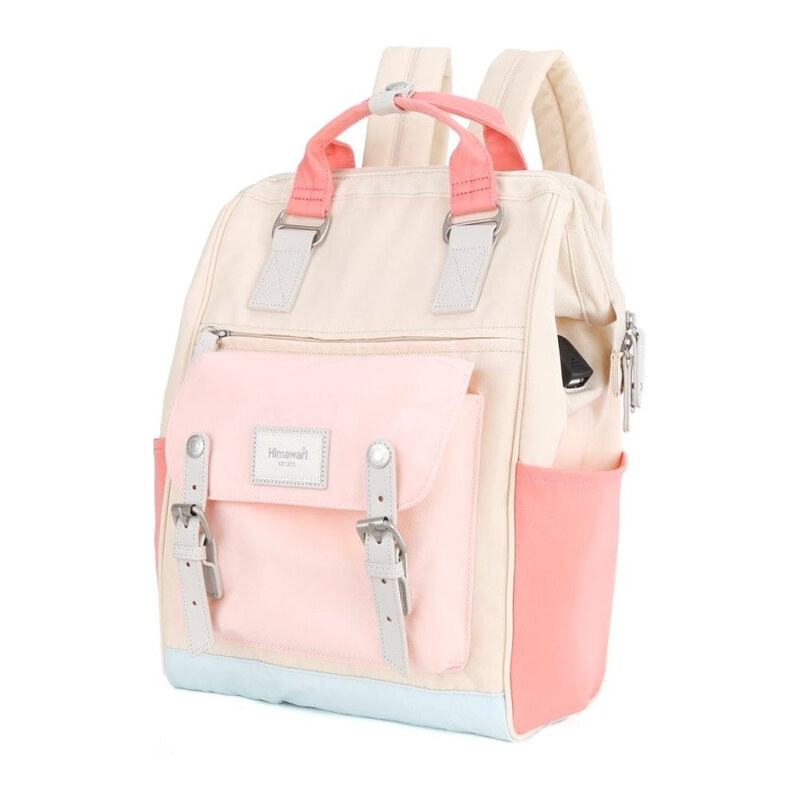 Himawari dívčí batoh s USB Fiorelle Růžový 19L 115028110