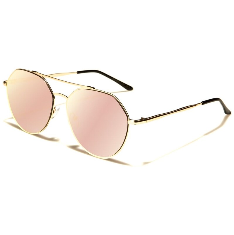 Olympic eyewear AVIATOR Ploché dámské Sluneční brýle růžové zrcadlovky 115037176