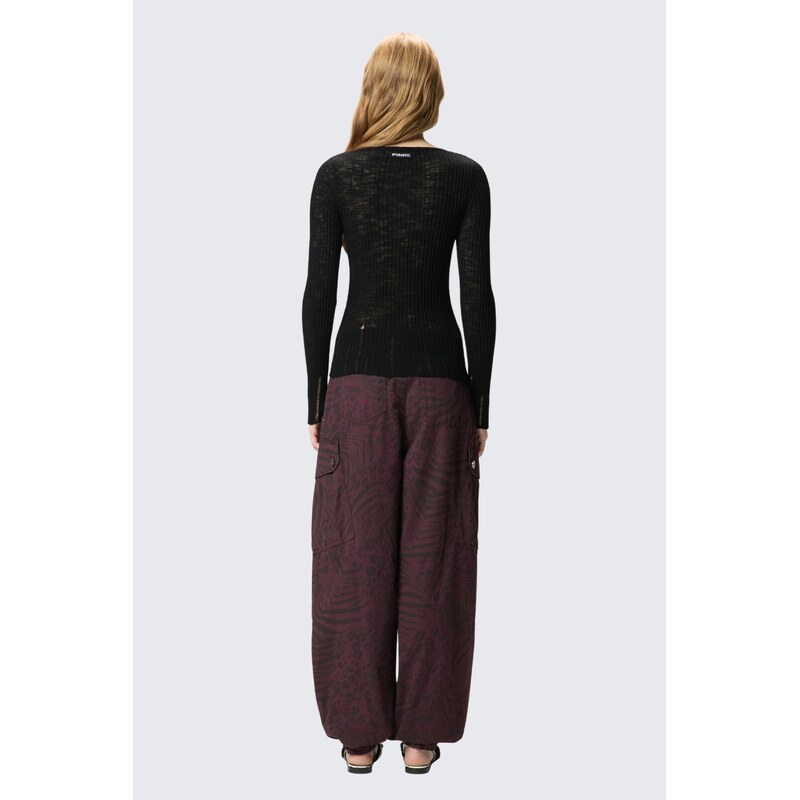 Dámský top PINKO CYCLAMEN 107001A3CJZ99 černý