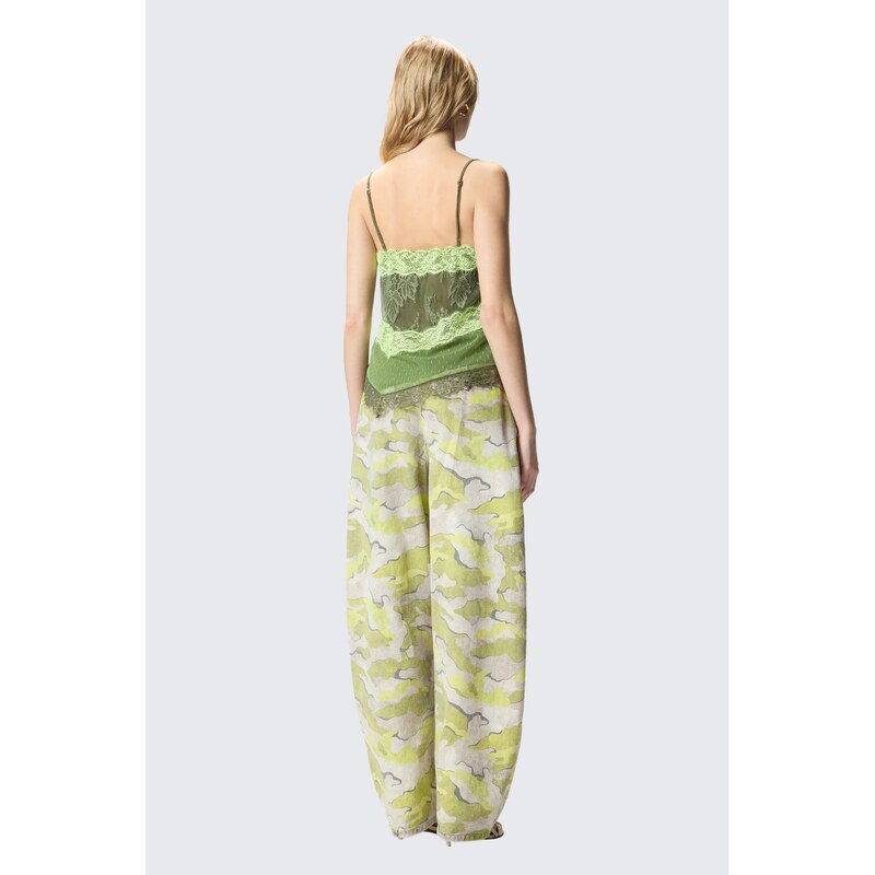 Dámský top PINKO RETROGUSTO 107606A3NLAS3 zelený