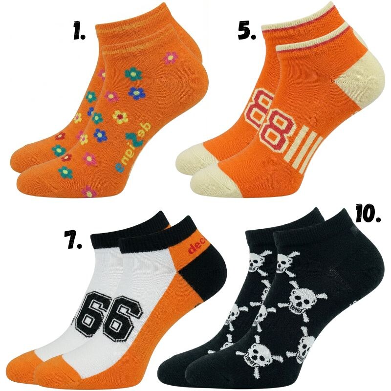 9-10 let-Chlapecké a dívčí kotníčkové ponožky mix Design Socks 61332454