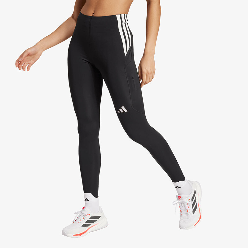 adidas Performance Legíny adidas Adizero Full Length Leggings Black S