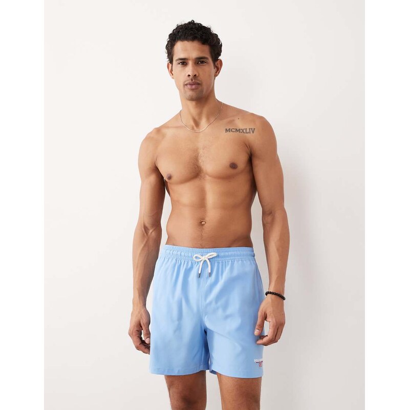 Polo Ralph Lauren Sport capsule logo swim shorts in blue