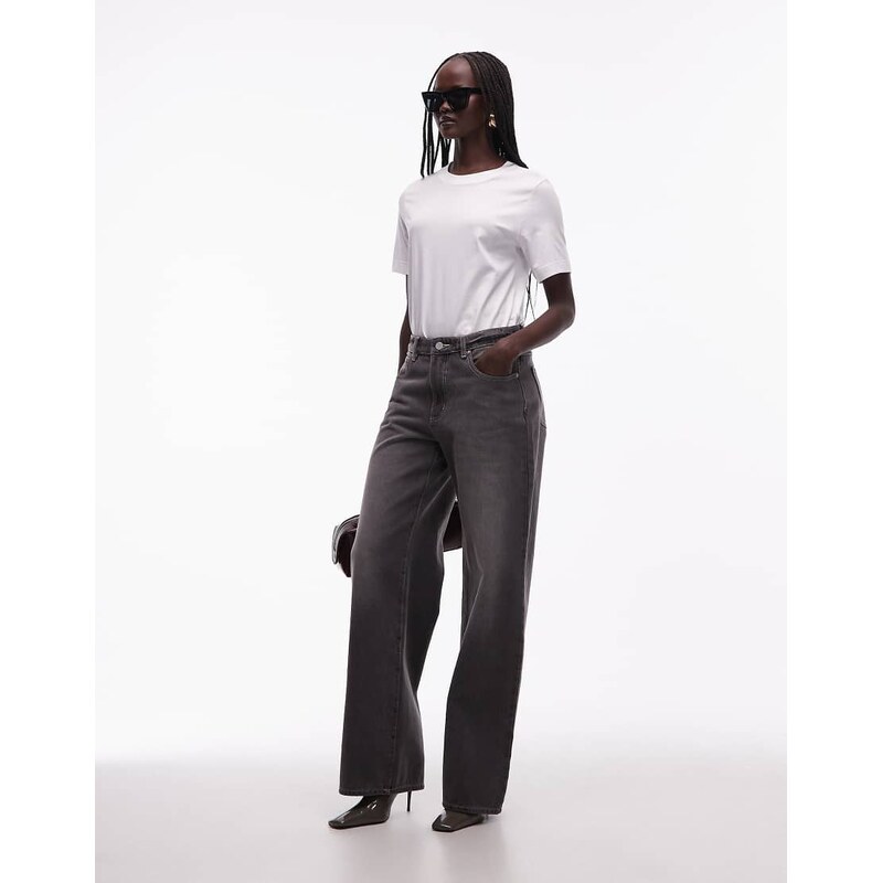 Abrand Jeans 95 mid rise baggy jeans in washed grey 115040242