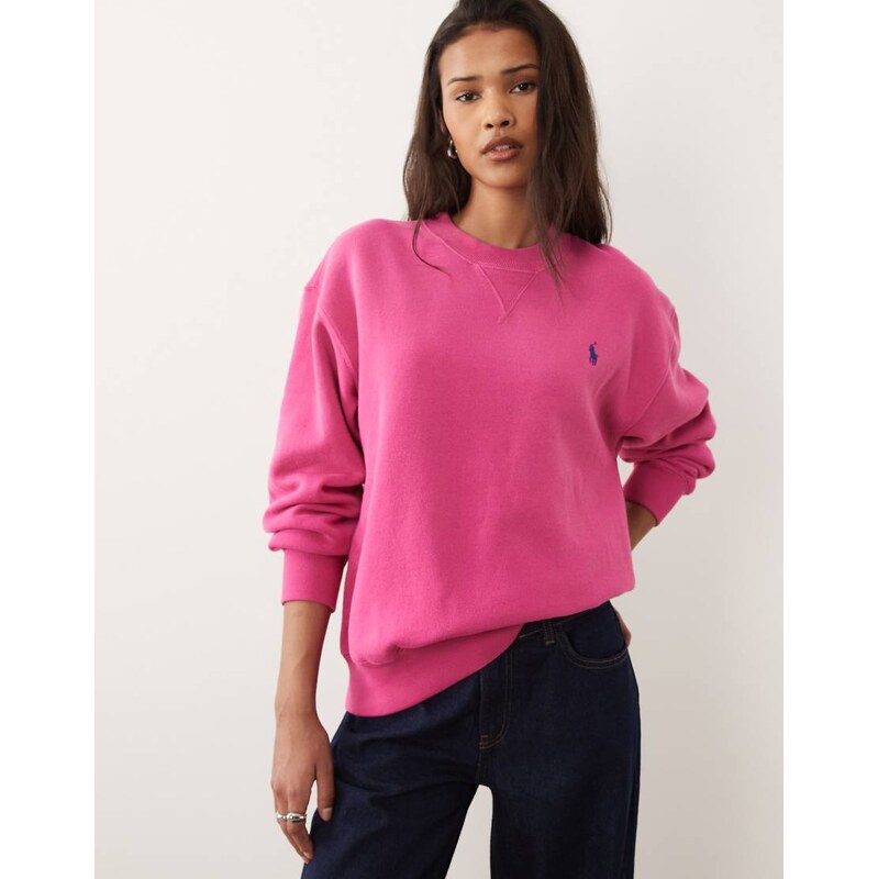 Polo Ralph Lauren knit sweatshirt in pink