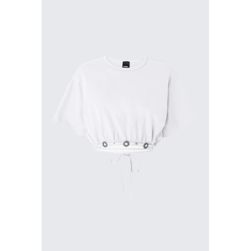 Dámský top PINKO ARIANO 106907A3ARZ04 bílý