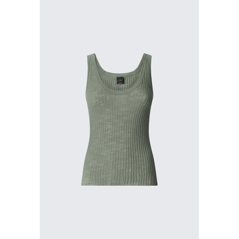 Dámské tílko PINKO CERCIS 107000A3CJX68 zelené