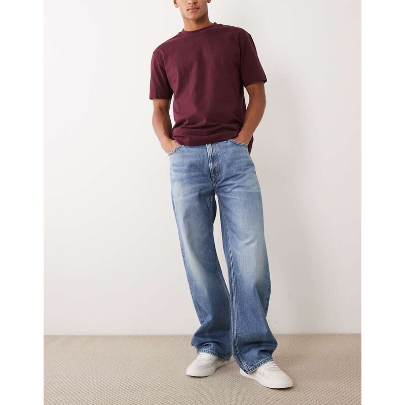 Calvin Klein Jeans baggy jeans in light blue wash