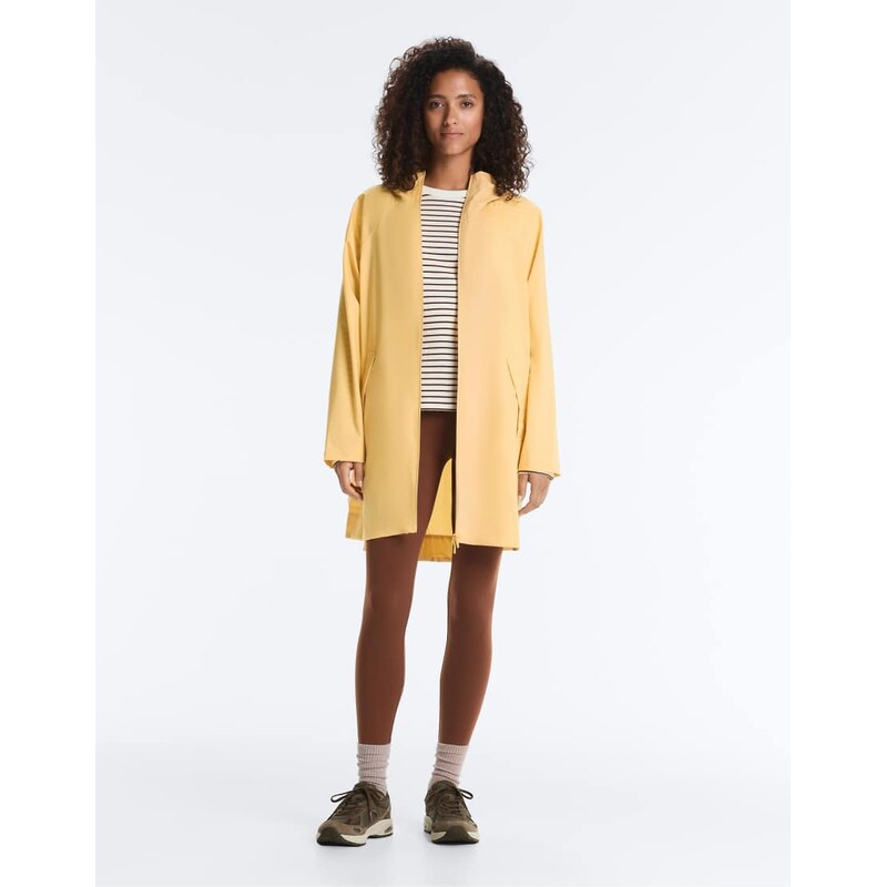 OYSHO Packable super extra lightweight 10k waterproof jacket in yellow 115052470