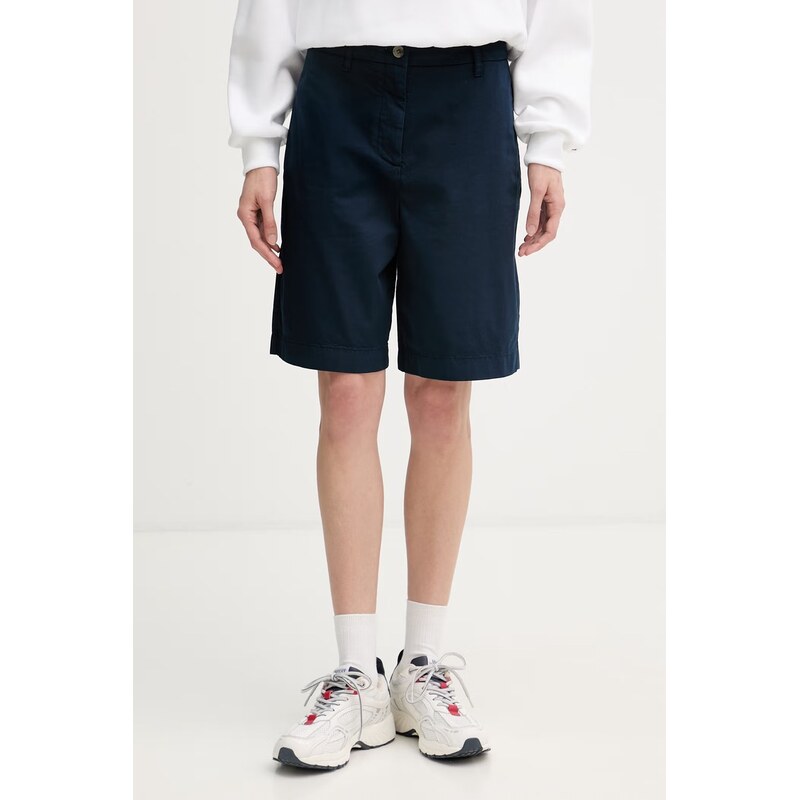 Tommy Hilfiger chino šortky dámské s bavlnou