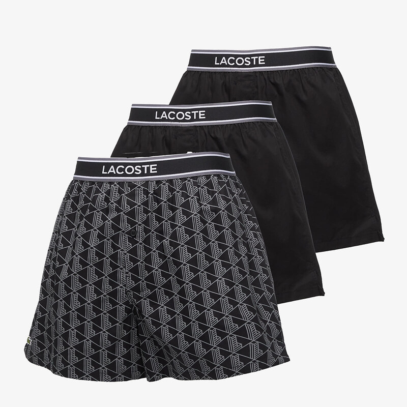 Boxerky LACOSTE Boxer Underwear Black L 115041866